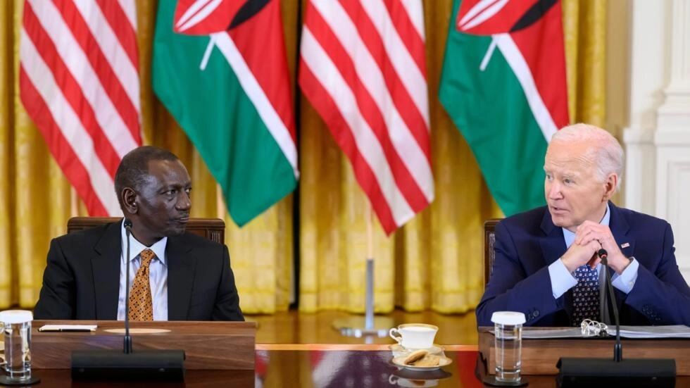 President Biden Woos Kenya's Ruto at White House in Rare State
